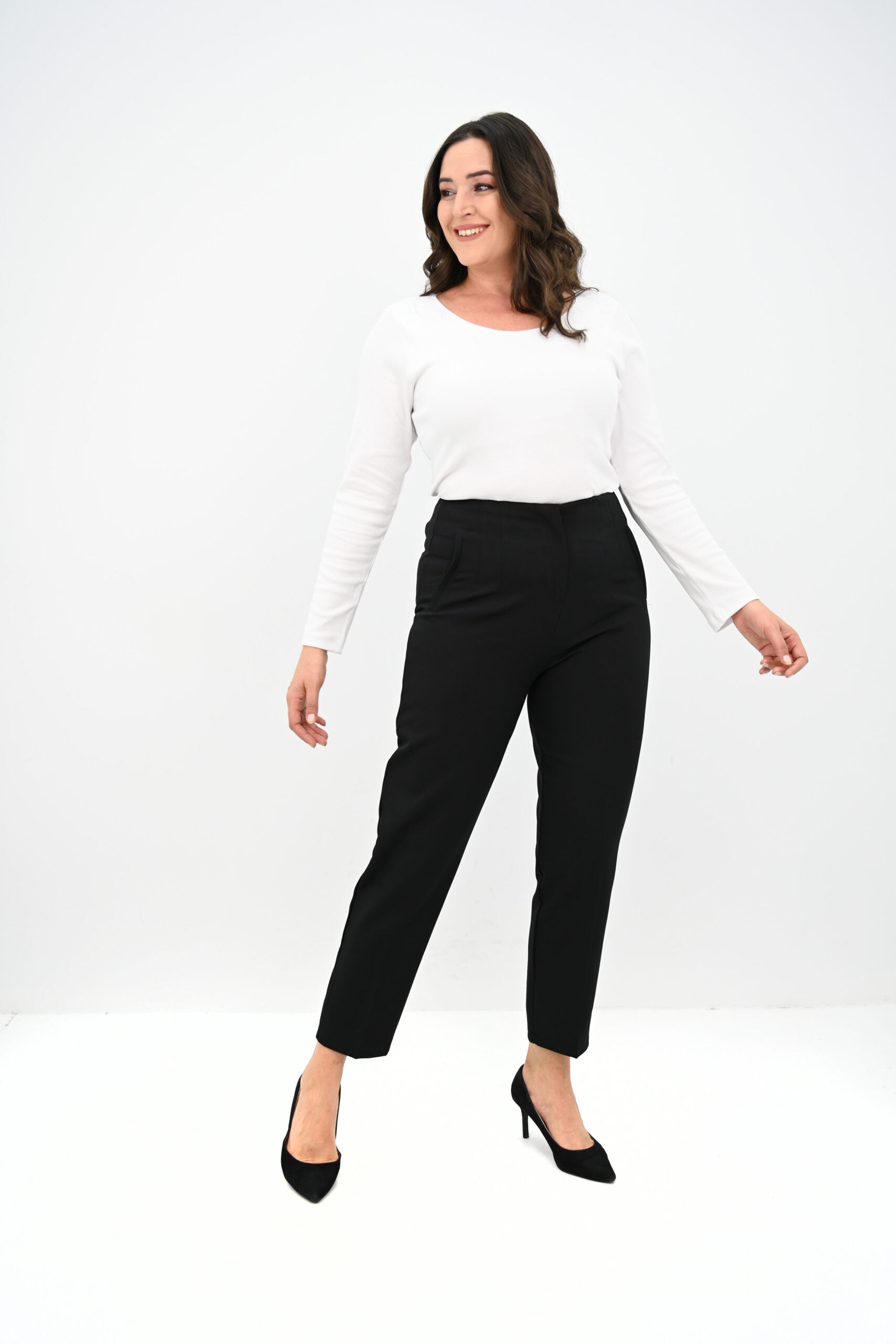 Pantaloni dama marimi mari 6302-24