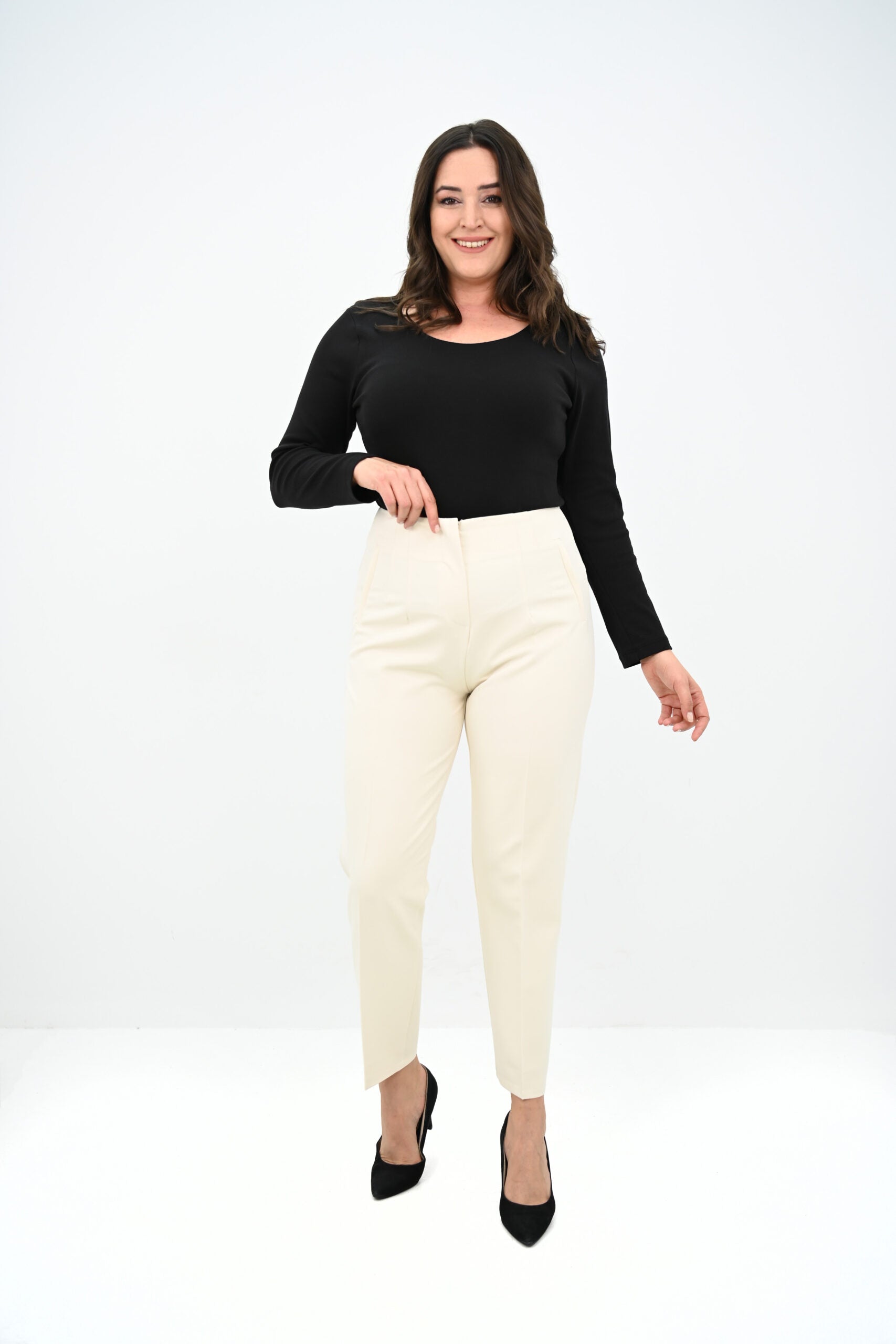 Pantaloni dama marimi mari 6302-24