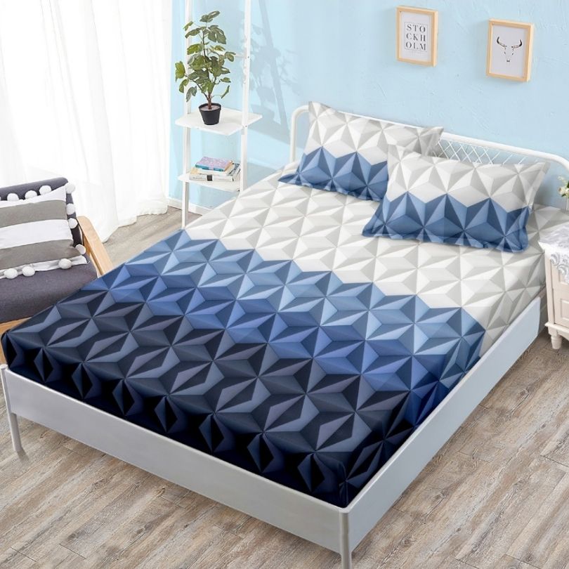 Husa de pat finet cu elastic 3 piese – confort si protectie pentru saltea | COD 0331-PR