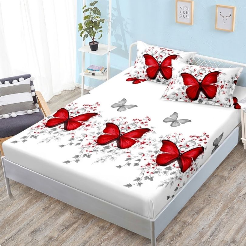 Husa de pat finet cu elastic 3 piese – confort si protectie pentru saltea | COD 0330-PR