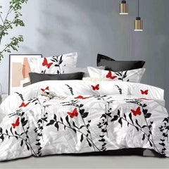 Lenjerie de Pat Bumbac Finet – 6 Piese | Confort si Eleganta pentru Somnul Tau | COD 0347-CF