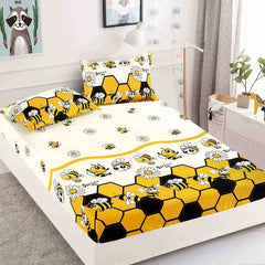 Husa de Pat Bumbac Finet 3 Piese – Confort si Eleganta pentru Somnul Tau | COD 0801-J