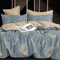 Lenjerie de Pat din Bumbac Satinat – Set 6 Piese | Confort si Eleganta pentru Somnul Tau | COD 0548-CF