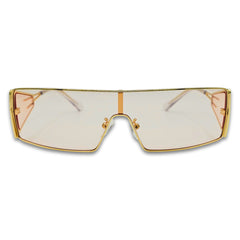 Ochelari unisex Matteo Ferari, lentile laterale, culoare roz