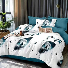 Lenjerie de Pat Bumbac Finet – 6 Piese | Confort si Eleganta pentru Somnul Tau | COD 0317-CF