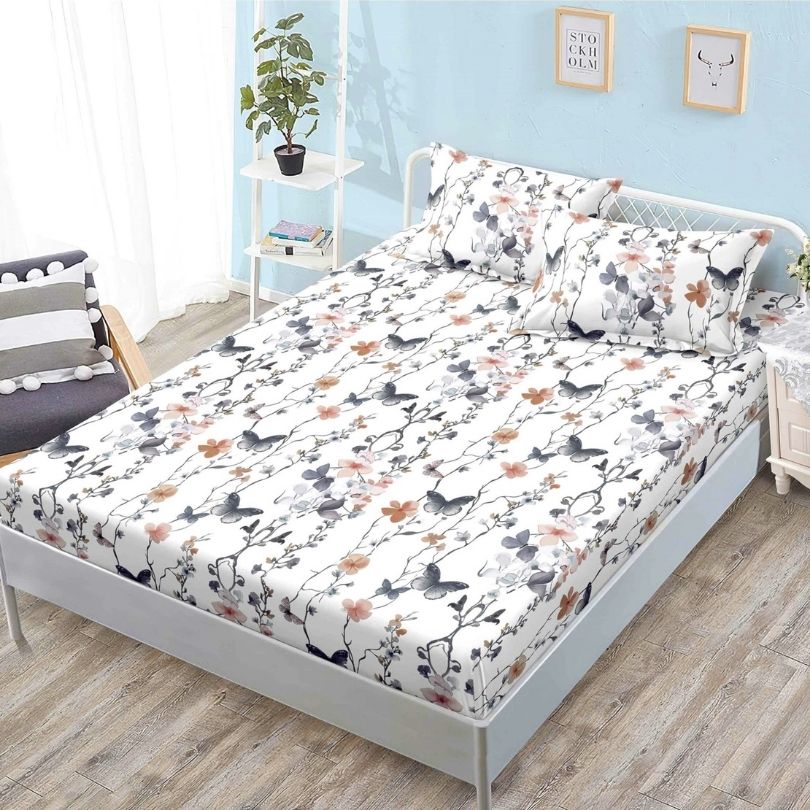 Husa de pat finet cu elastic 3 piese – confort si protectie pentru saltea | COD 0389-PR