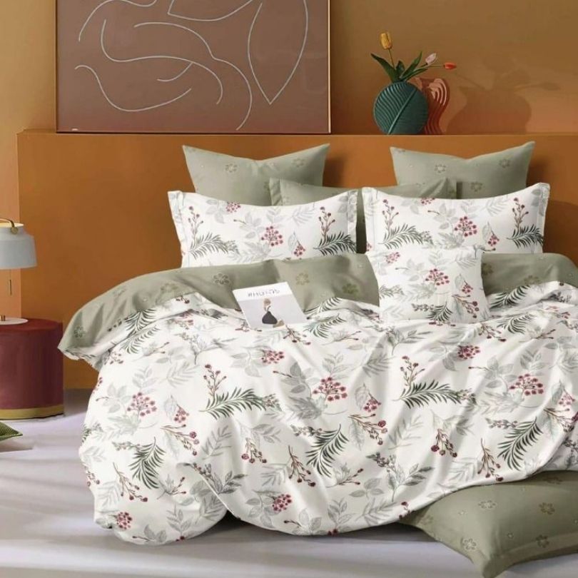 Lenjerie de Pat Bumbac Finet – 6 Piese | Confort si Eleganta pentru Somnul Tau | COD 0278-CF
