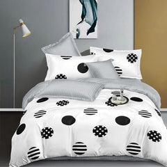 Lenjerie de Pat Bumbac Finet – 6 Piese | Confort si Eleganta pentru Somnul Tau | COD 0277-CF