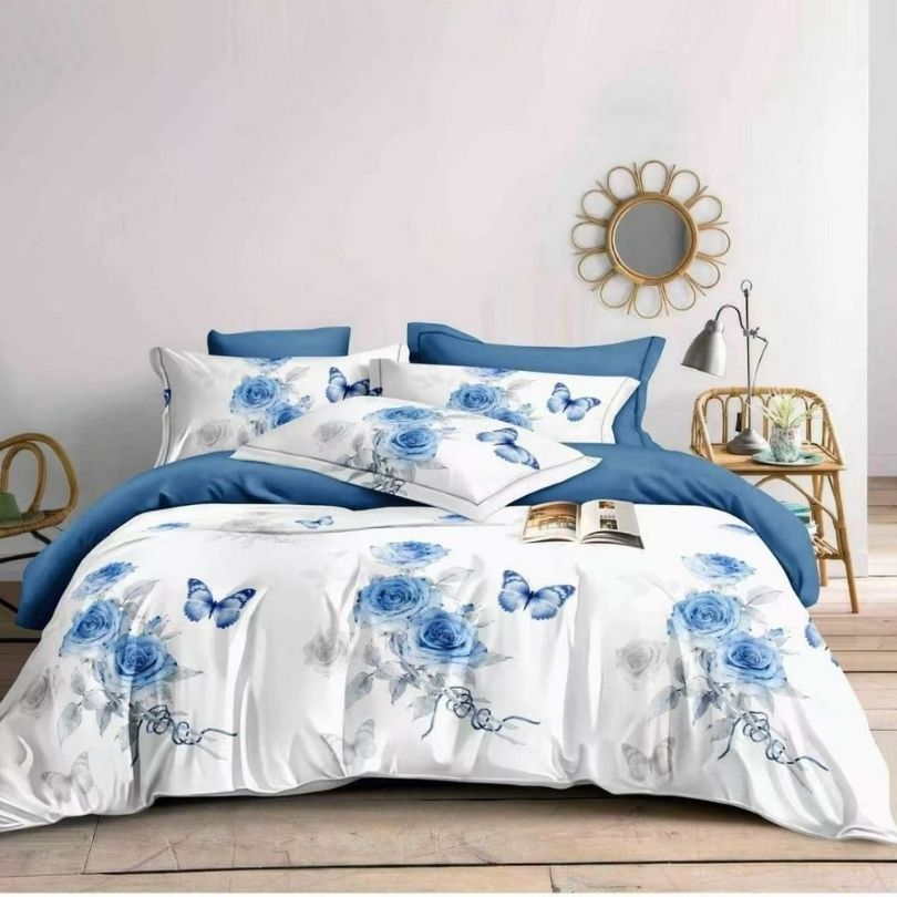 Lenjerie de Pat Bumbac Finet – 6 Piese | Confort si Eleganta pentru Somnul Tau | COD 0326-CF