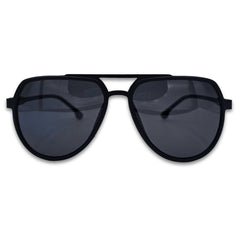 Ochelari de soare barbatesti stil aviator Matteo Ferari, lentile negre, UV400