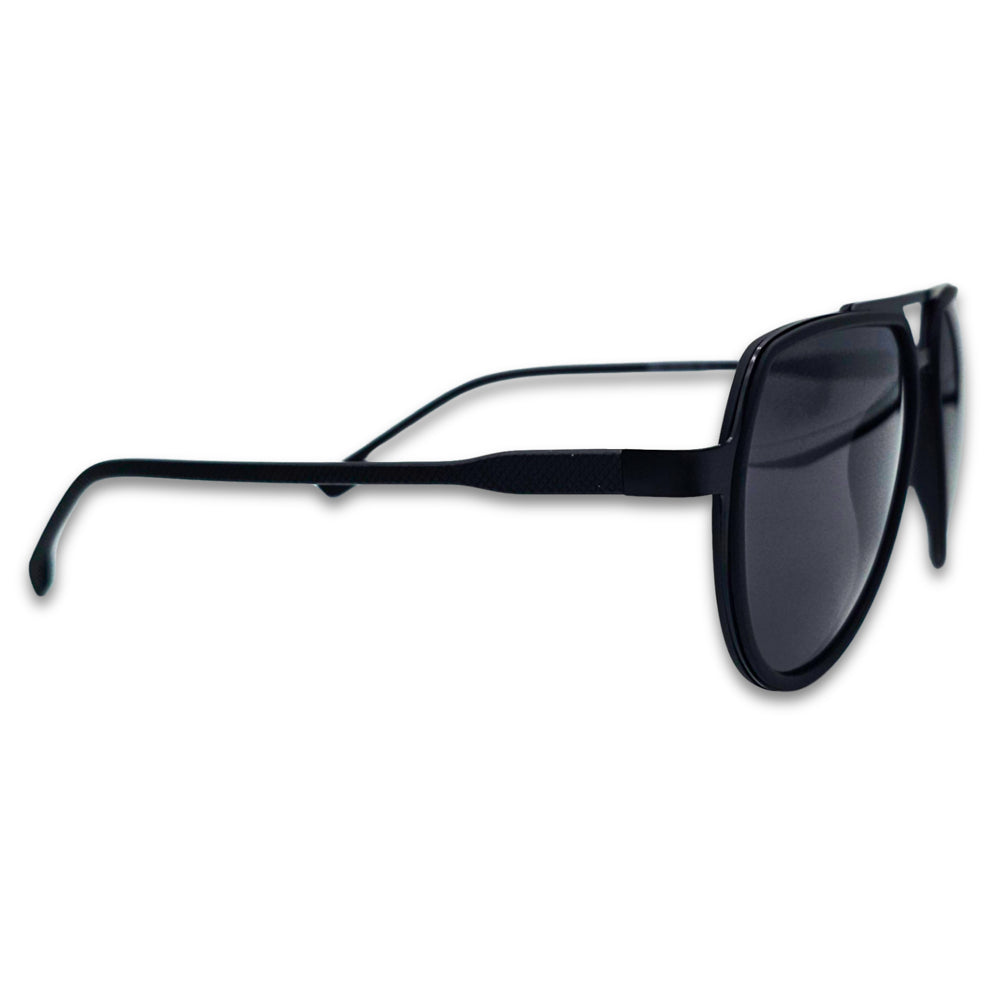 Ochelari de soare barbatesti stil aviator Matteo Ferari, lentile negre, UV400