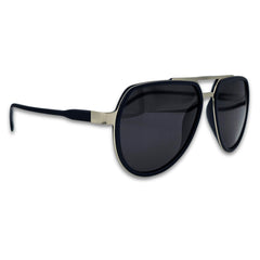 Ochelari de soare barbatesti stil aviator cu lentile negre, Matteo Ferari