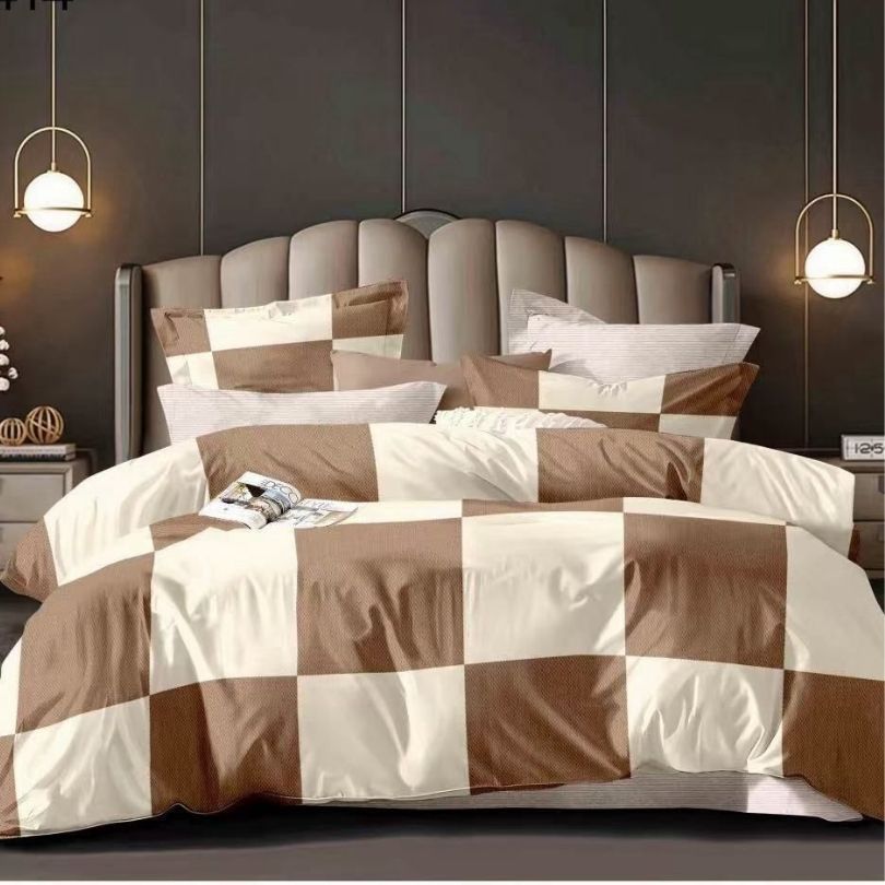 Lenjerie de Pat Bumbac Finet – 6 Piese | Confort si Eleganta pentru Somnul Tau | COD 0346-CF