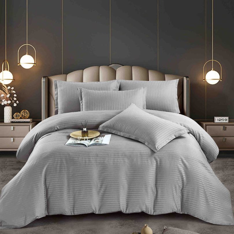 Lenjerie de Pat Damasc – 6 Piese | Eleganta, Rafinament si Confort Premium | COD 0927-J