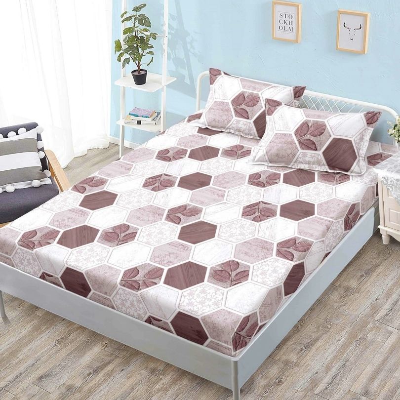Husa de pat finet cu elastic 3 piese – confort si protectie pentru saltea | COD 0390-PR