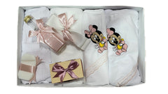 Set Botez Păpușică minnie cu Paltonaș