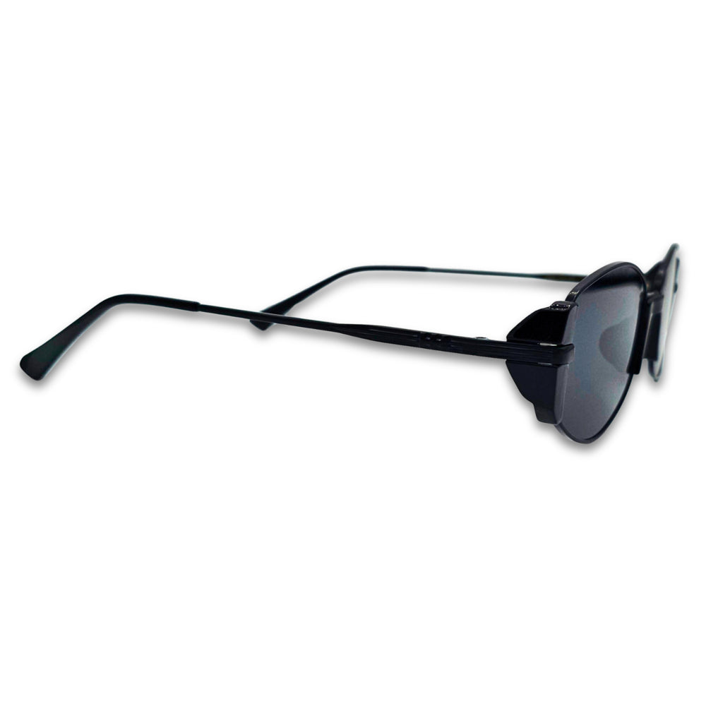 Ochelari de soare unisex Matteo Ferari, lentile negre