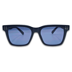 Ochelari de soare unisex Matteo Ferari, lentile albastre, UV400