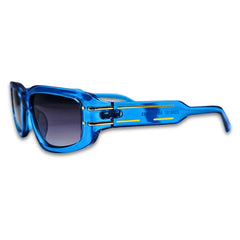 Ochelari de soare unisex Matteo Ferari, rama albastra, UV400