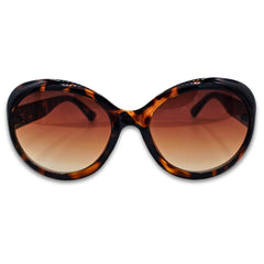 Ochelari de soare pentru femei, Matteo Ferari, animal print, lentile maro