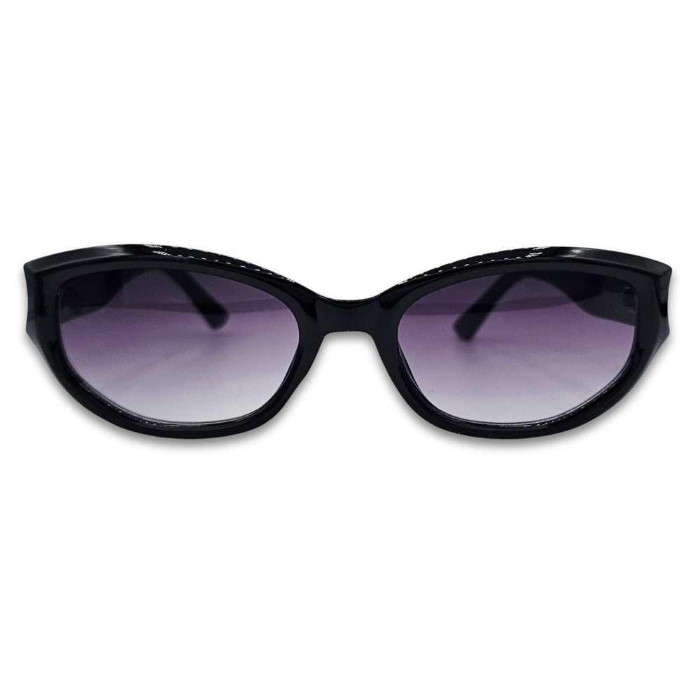 Ochelari de soare unisex Matteo Ferari, lentile negre degrade