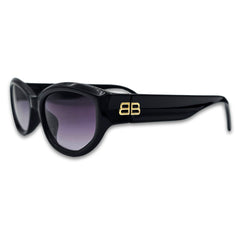 Ochelari de soare unisex Matteo Ferari, lentile negre degrade