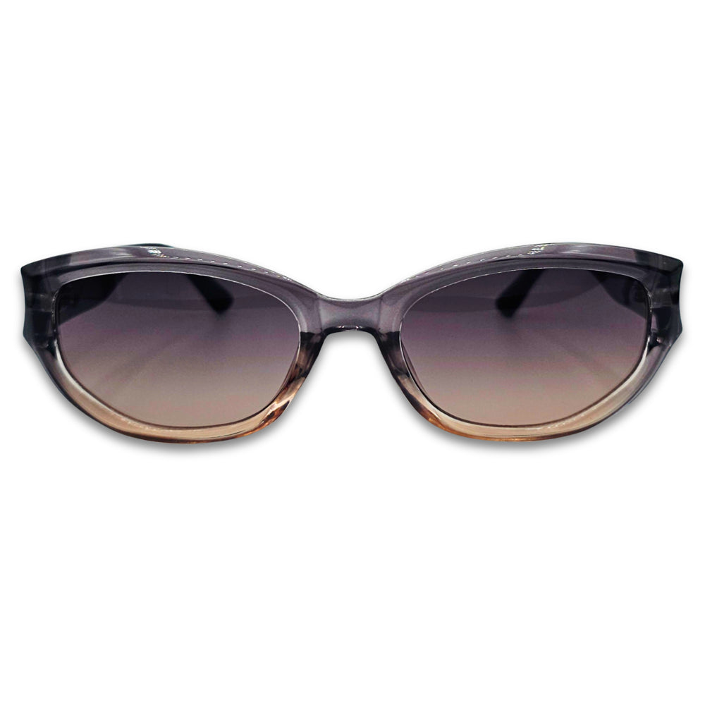 Ochelari de soare unisex Matteo Ferari, lentile maro degrade