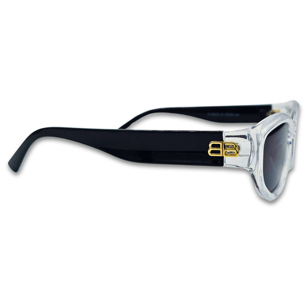 Ochelari de soare unisex Matteo Ferari, lentile negre