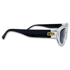 Ochelari de soare unisex Matteo Ferari, lentile negre