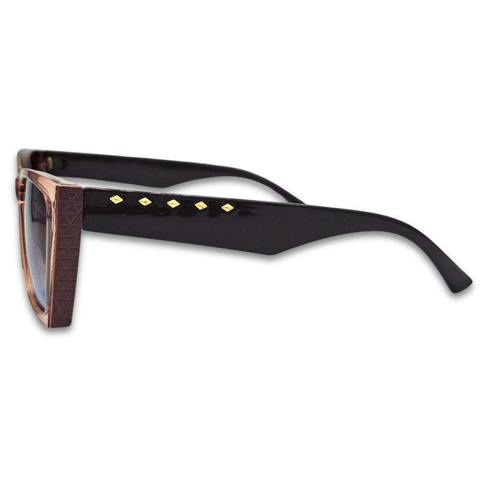 Ochelari de soare pentru femei Matteo Ferari cu lentile maro, UV400