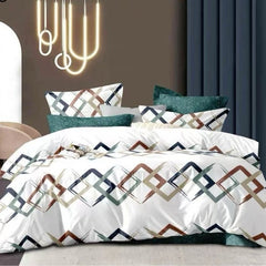Lenjerie de Pat Bumbac Finet – 6 Piese | Confort si Eleganta pentru Somnul Tau | COD 0345-CF