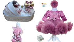 Trusou botez fete Ballerina Roz Premium
