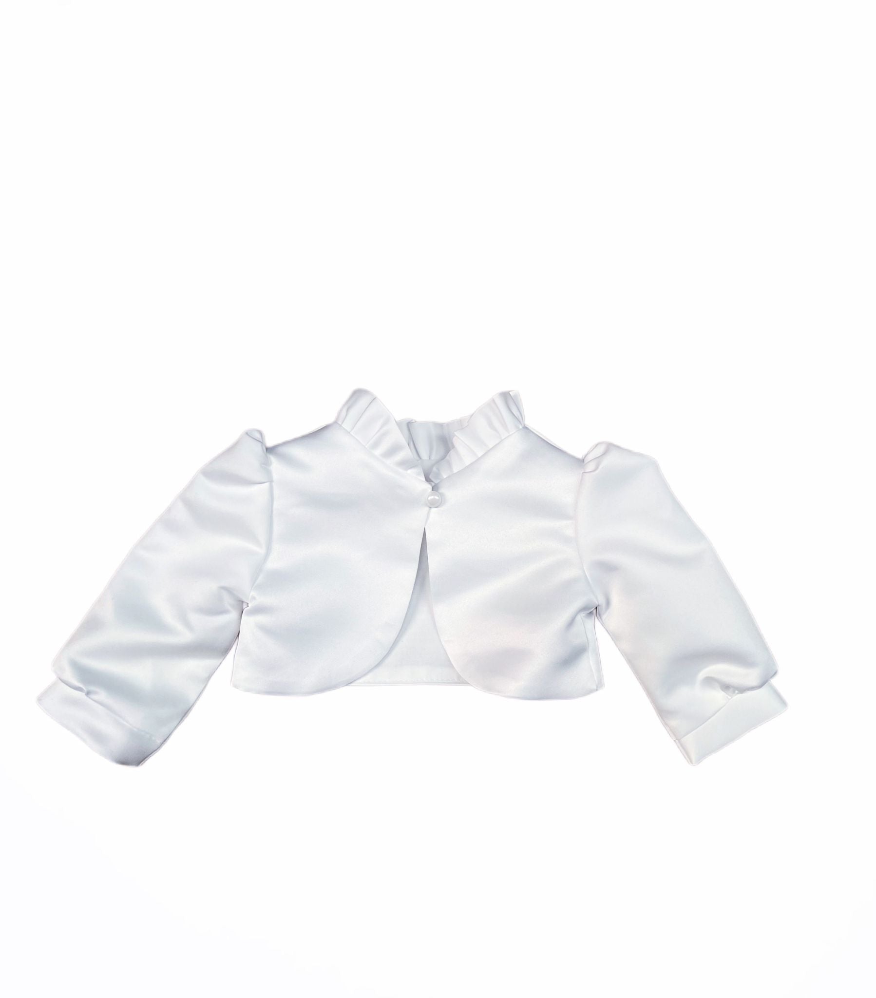 Bolero fetite alb