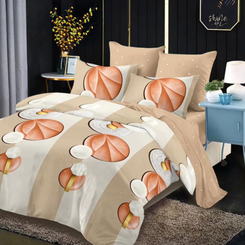 Lenjerie de Pat Bumbac Finet – 6 Piese | Confort ai Eleganta in Dormitorul Tau | COD 0069-CA