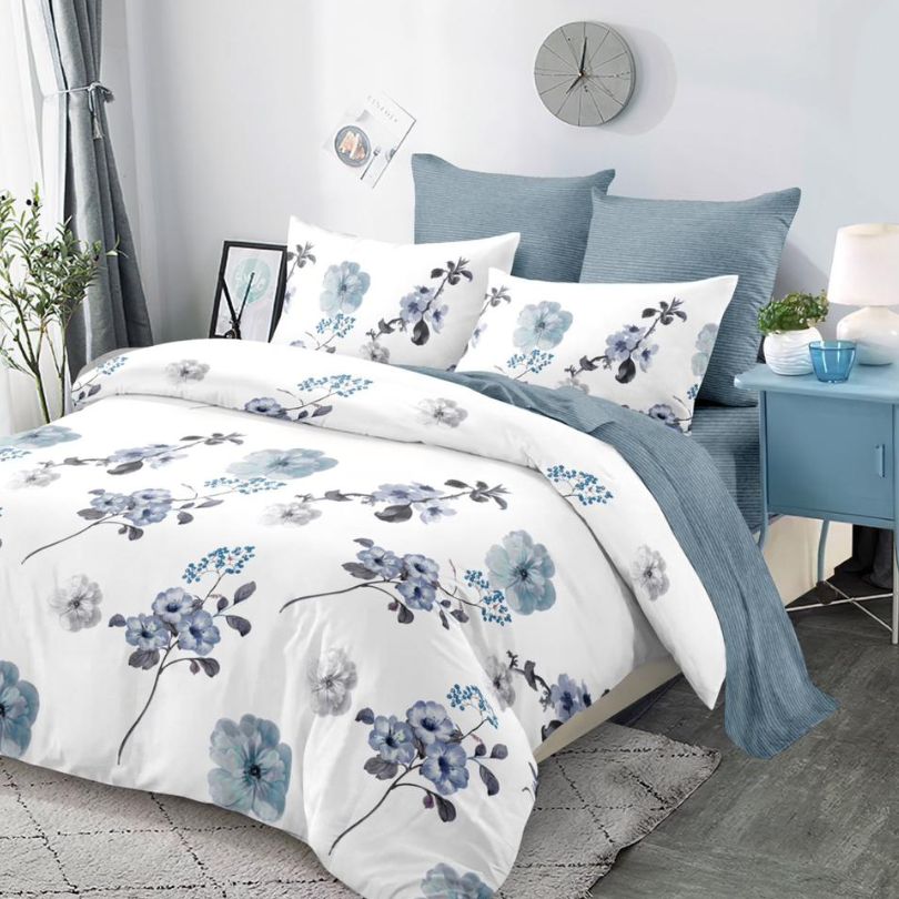 Lenjerie de Pat Bumbac Finet – 6 Piese | Confort ai Eleganta in Dormitorul Tau | COD 0077-CA
