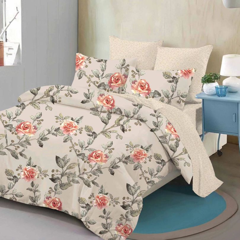 Lenjerie de Pat Bumbac Finet – 6 Piese | Confort ai Eleganta in Dormitorul Tau | COD 0078-CA