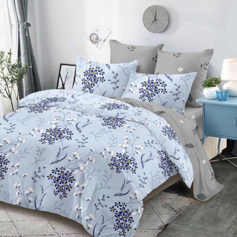 Lenjerie de Pat Bumbac Finet – 6 Piese | Confort ai Eleganta in Dormitorul Tau | COD 0083-CA