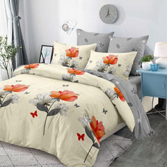 Lenjerie de Pat Bumbac Finet – 6 Piese | Confort ai Eleganta in Dormitorul Tau | COD 0086-CA