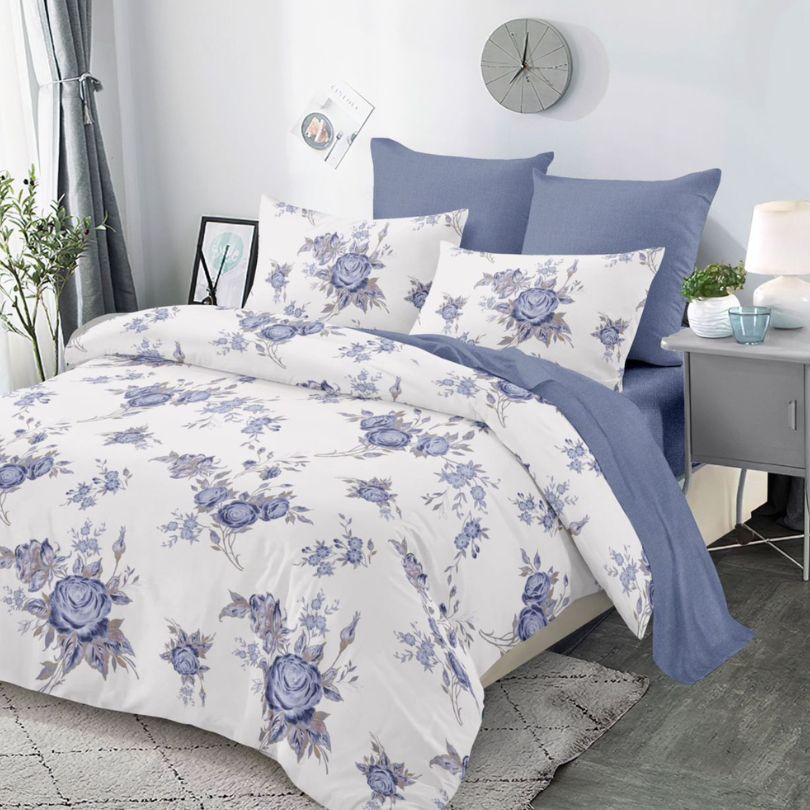 Lenjerie de Pat Bumbac Finet – 6 Piese | Confort ai Eleganta in Dormitorul Tau | COD 0092-CA