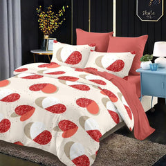 Lenjerie de Pat Bumbac Finet – 6 Piese | Confort ai Eleganta in Dormitorul Tau | COD 0095-CA