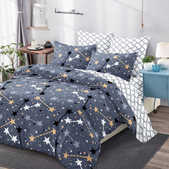 Lenjerie de Pat Bumbac Finet – 6 Piese | Confort ai Eleganta in Dormitorul Tau | COD 0101-CA