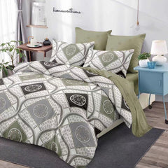 Lenjerie de Pat Bumbac Finet – 6 Piese | Confort ai Eleganta in Dormitorul Tau | COD 0109-CA