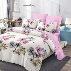 Lenjerie de Pat Bumbac Finet – 6 Piese | Confort ai Eleganta in Dormitorul Tau | COD 0111-CA