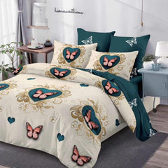 Lenjerie de Pat Bumbac Finet – 6 Piese | Confort ai Eleganta in Dormitorul Tau | COD 0115-CA
