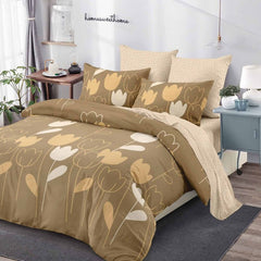 Lenjerie de Pat Bumbac Finet – 6 Piese | Confort ai Eleganta in Dormitorul Tau | COD 0124-CA
