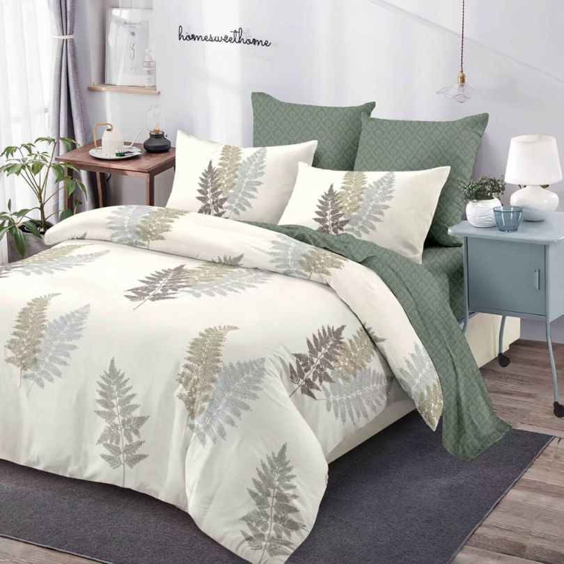 Lenjerie de Pat Bumbac Finet – 6 Piese | Confort ai Eleganta in Dormitorul Tau | COD 0128-CA