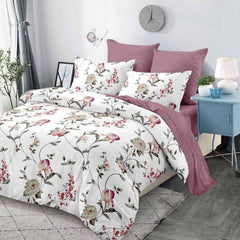 Lenjerie de Pat Bumbac Finet – 6 Piese | Confort ai Eleganta in Dormitorul Tau | COD 0131-CA