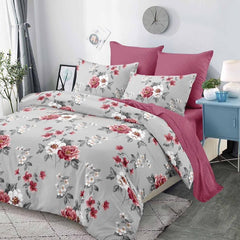 Lenjerie de Pat Bumbac Finet – 6 Piese | Confort ai Eleganta in Dormitorul Tau | COD 0132-CA