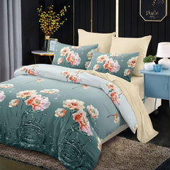 Lenjerie de Pat Bumbac Finet – 6 Piese | Confort ai Eleganta in Dormitorul Tau | COD 0142-CA