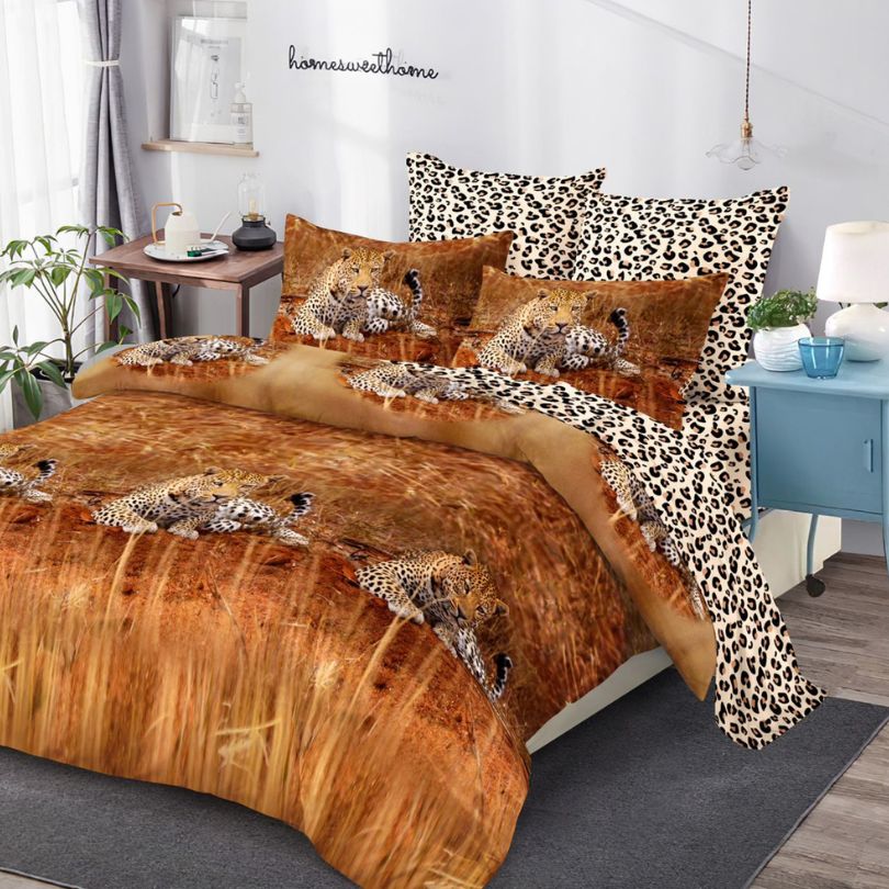 Lenjerie de Pat Bumbac Finet – 6 Piese | Confort ai Eleganta in Dormitorul Tau | COD 0143-CA